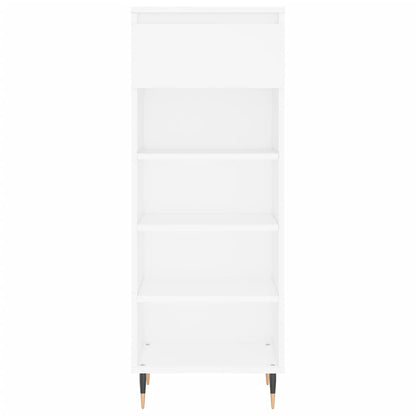 vidaXL Shoe Cabinet White 40x36x105 cm Engineered Wood