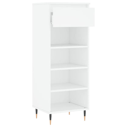 vidaXL Shoe Cabinet White 40x36x105 cm Engineered Wood