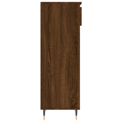 vidaXL Shoe Cabinet Brown Oak 40x36x105 cm Engineered Wood