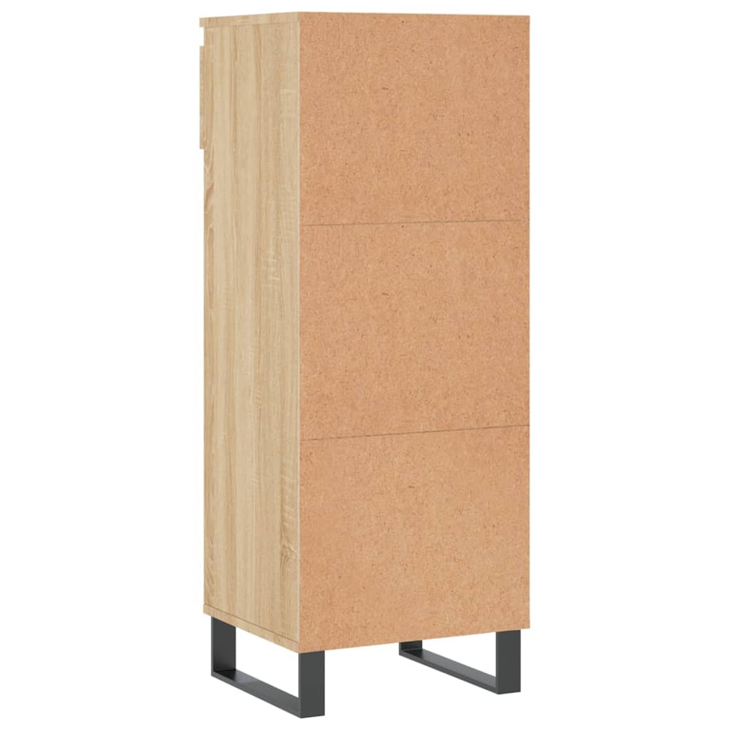 vidaXL Shoe Cabinet Sonoma Oak 40x36x105 cm Engineered Wood