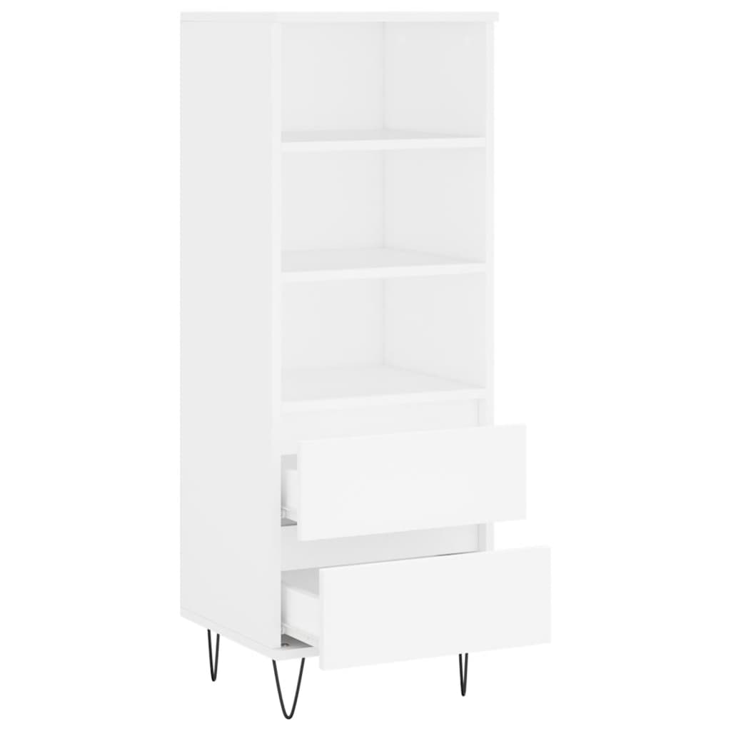 vidaXL Highboard White 40x36x110 cm Engineered Wood