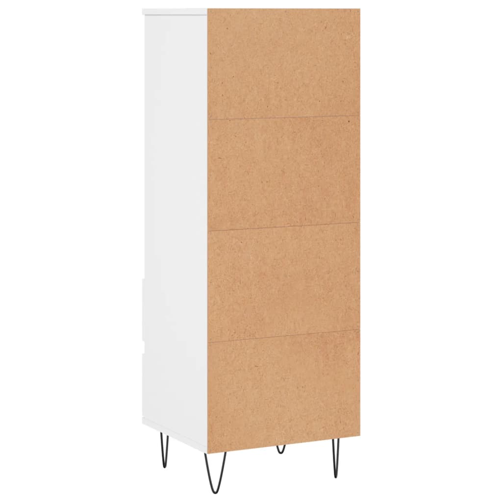 vidaXL Highboard White 40x36x110 cm Engineered Wood