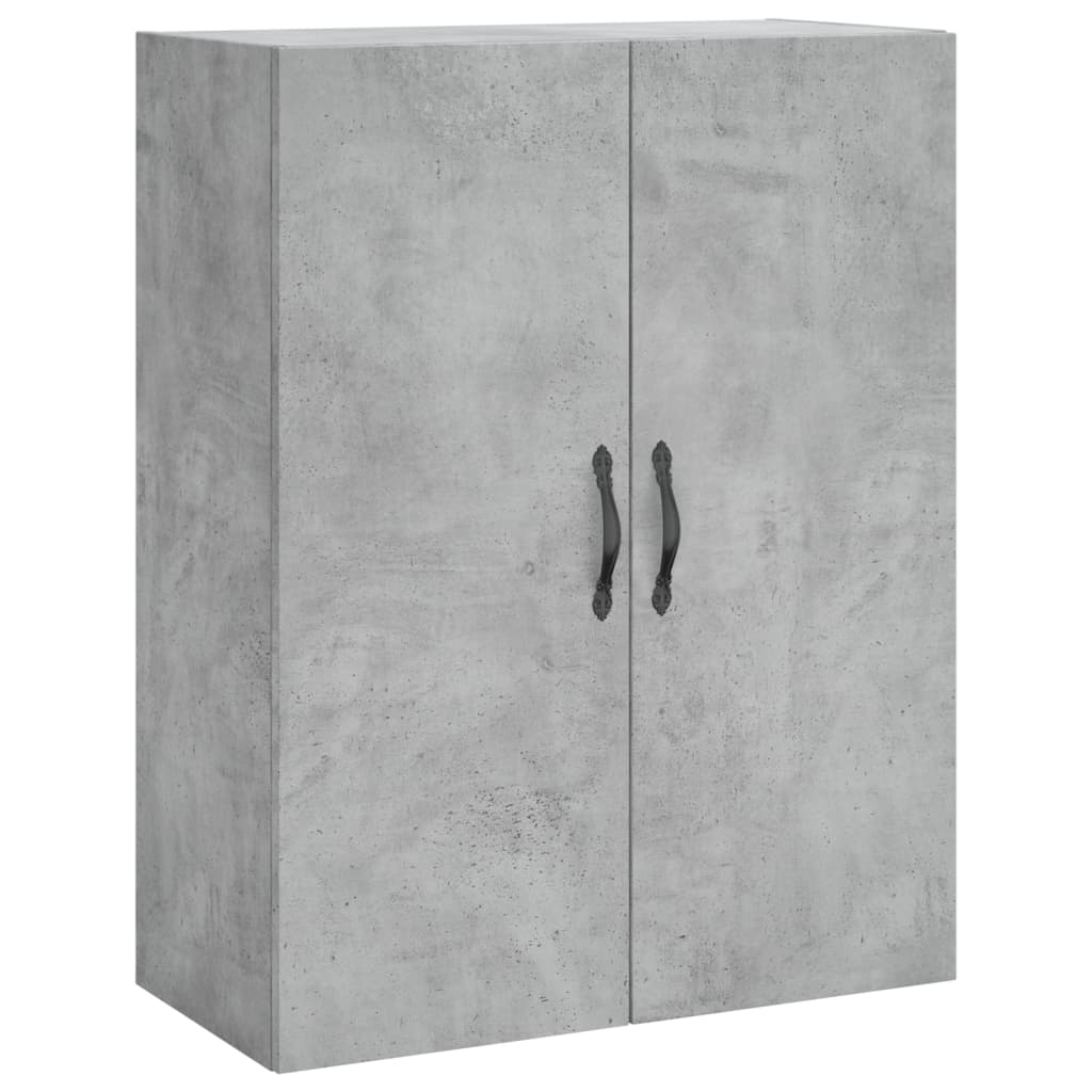 vidaXL Wall Mounted Cabinet Concrete Grey 69.5x34x90 cm Engineered Wood