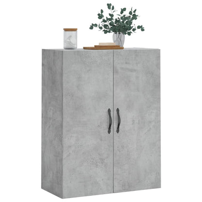 vidaXL Wall Mounted Cabinet Concrete Grey 69.5x34x90 cm Engineered Wood