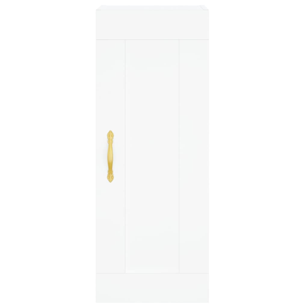 Wall Mounted Cabinet 34,5x34x90 cm Engineered Wood White