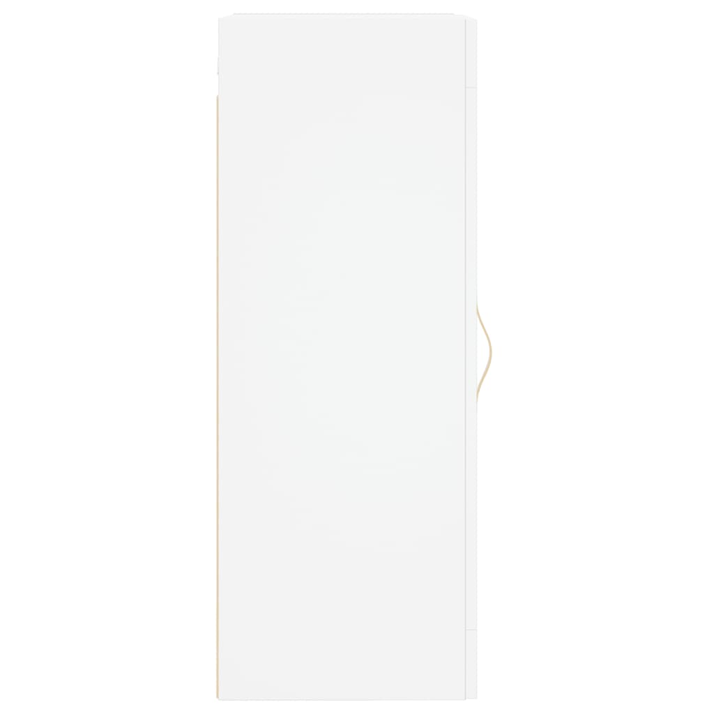 Wall Mounted Cabinet 34,5x34x90 cm Engineered Wood White