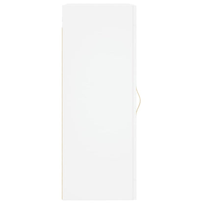Wall Mounted Cabinet 34,5x34x90 cm Engineered Wood White