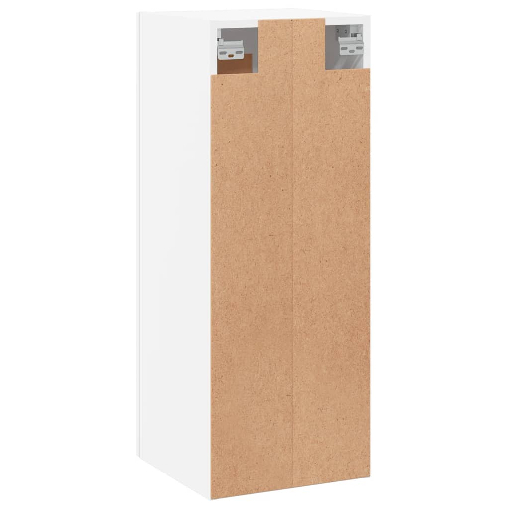 Wall Mounted Cabinet 34,5x34x90 cm Engineered Wood White