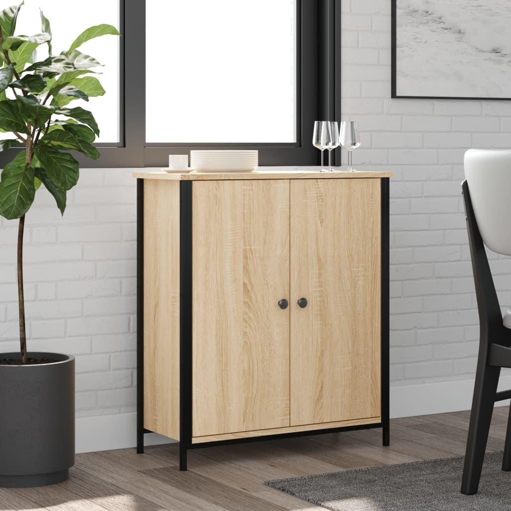 Sideboard 70x30x80 cm Engineered Wood Sonoma oak