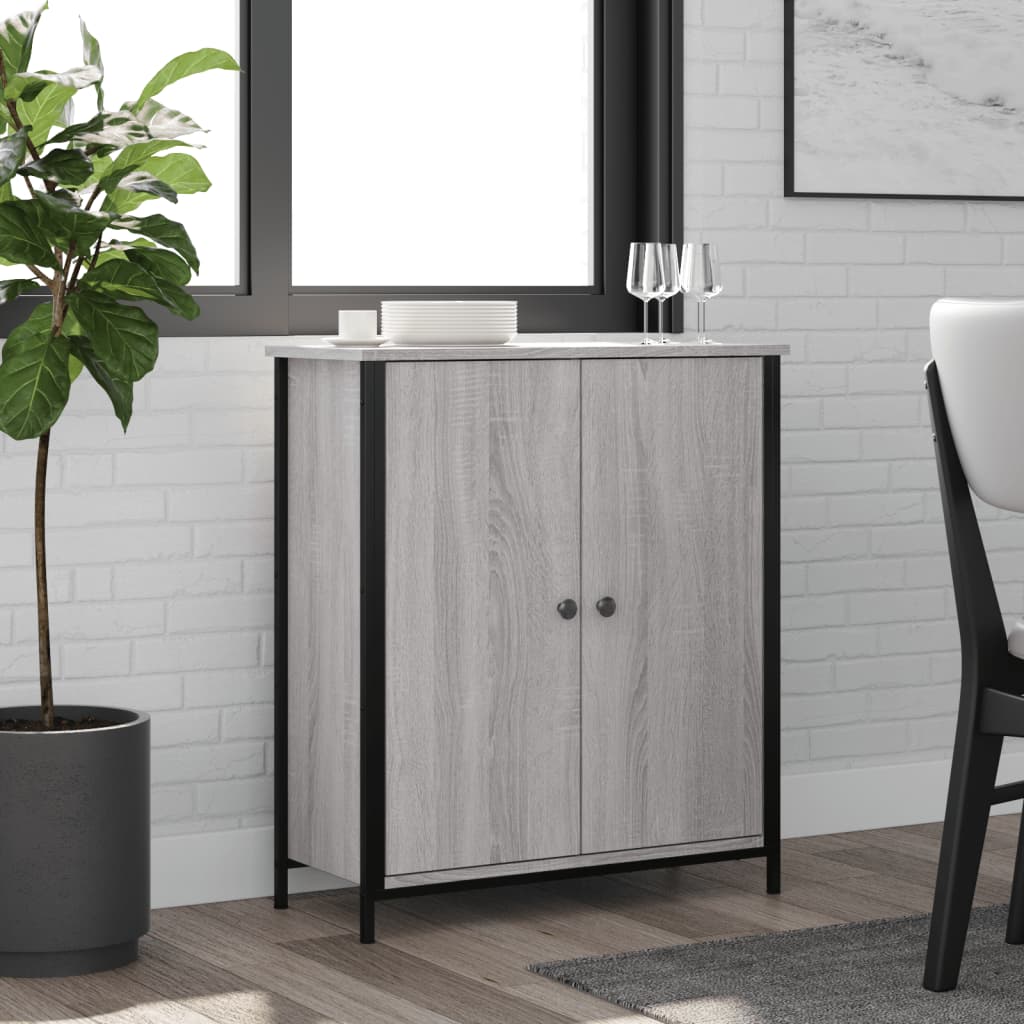 Sideboard 70x30x80 cm Engineered Wood Grey sonoma