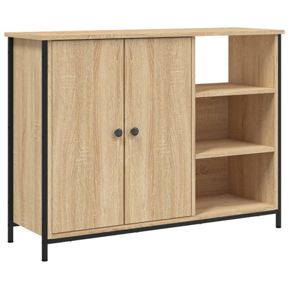 Sideboard 100x33x75 cm Engineered Wood Sonoma oak