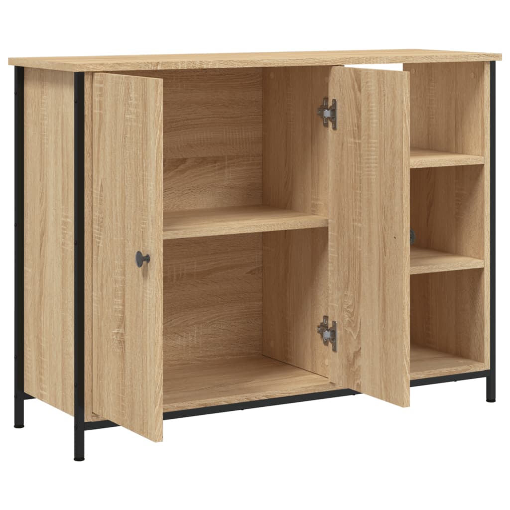 Sideboard 100x33x75 cm Engineered Wood Sonoma oak