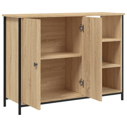 Sideboard 100x33x75 cm Engineered Wood Sonoma oak