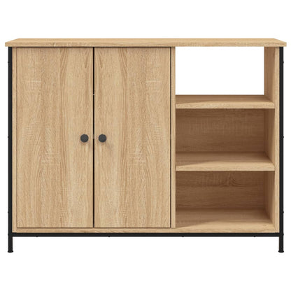 Sideboard 100x33x75 cm Engineered Wood Sonoma oak