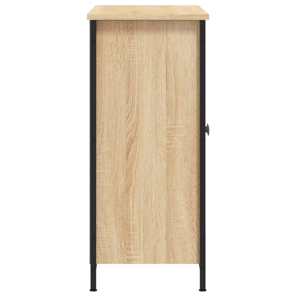 Sideboard 100x33x75 cm Engineered Wood Sonoma oak