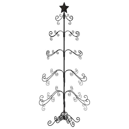 Metal Christmas Tree KUOPIO Steel Black 150 cm