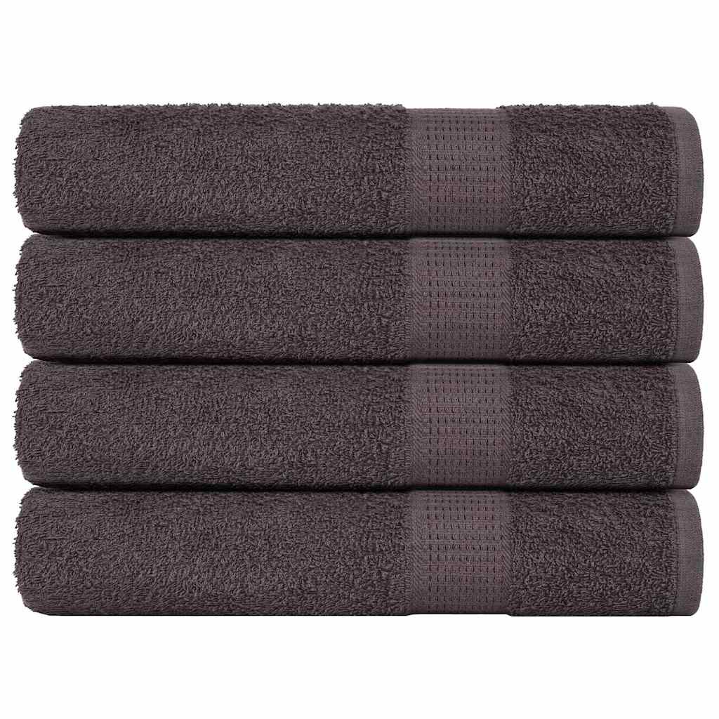 Sauna Towels "FROGN" 80x200 cm 360 gsm 4 pcs Anthracite