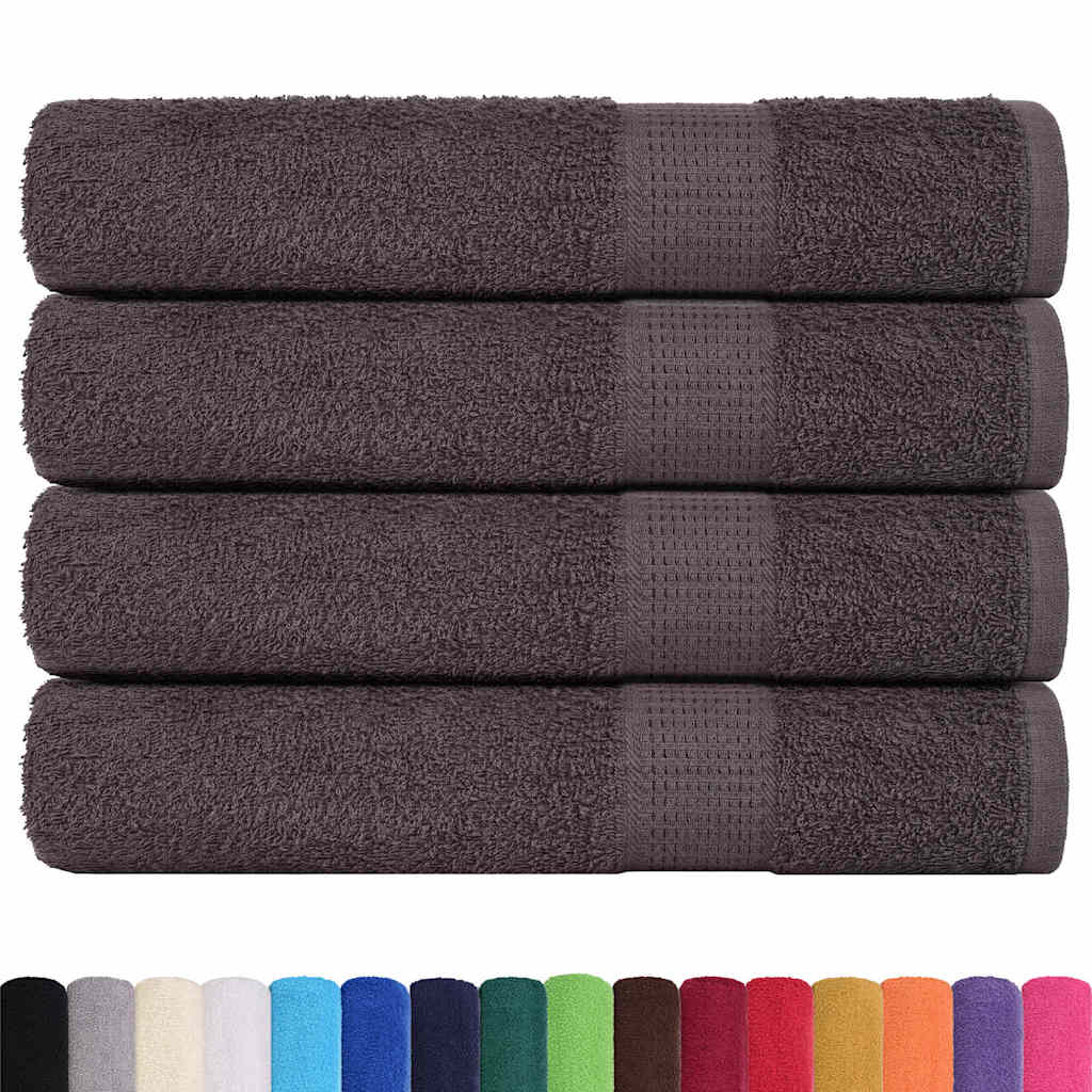 Sauna Towels "FROGN" 80x200 cm 360 gsm 4 pcs Anthracite