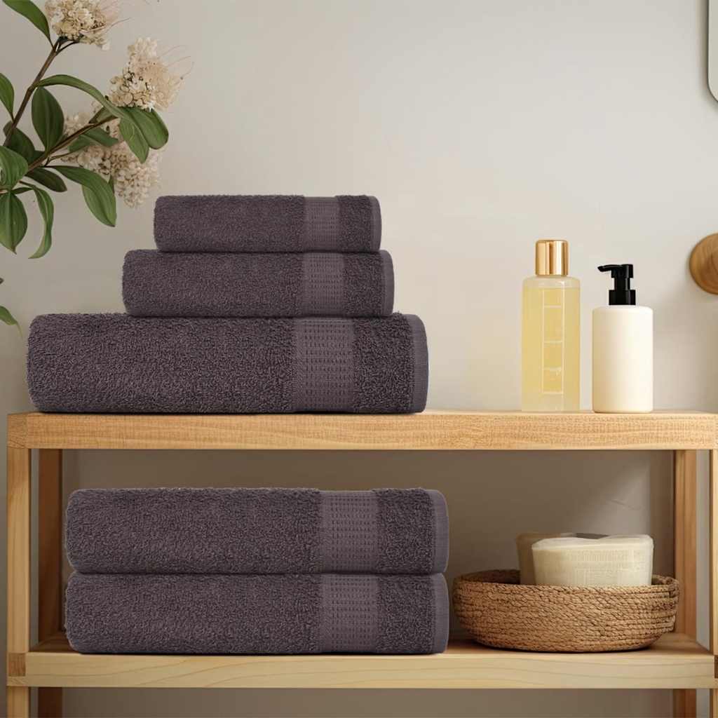 Sauna Towels "FROGN" 80x200 cm 360 gsm 4 pcs Anthracite