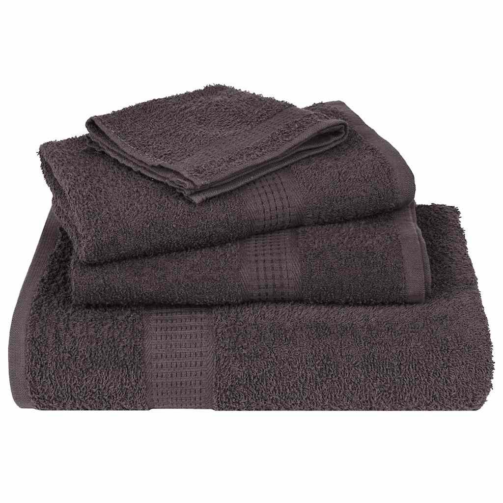 Sauna Towels "FROGN" 80x200 cm 360 gsm 4 pcs Anthracite