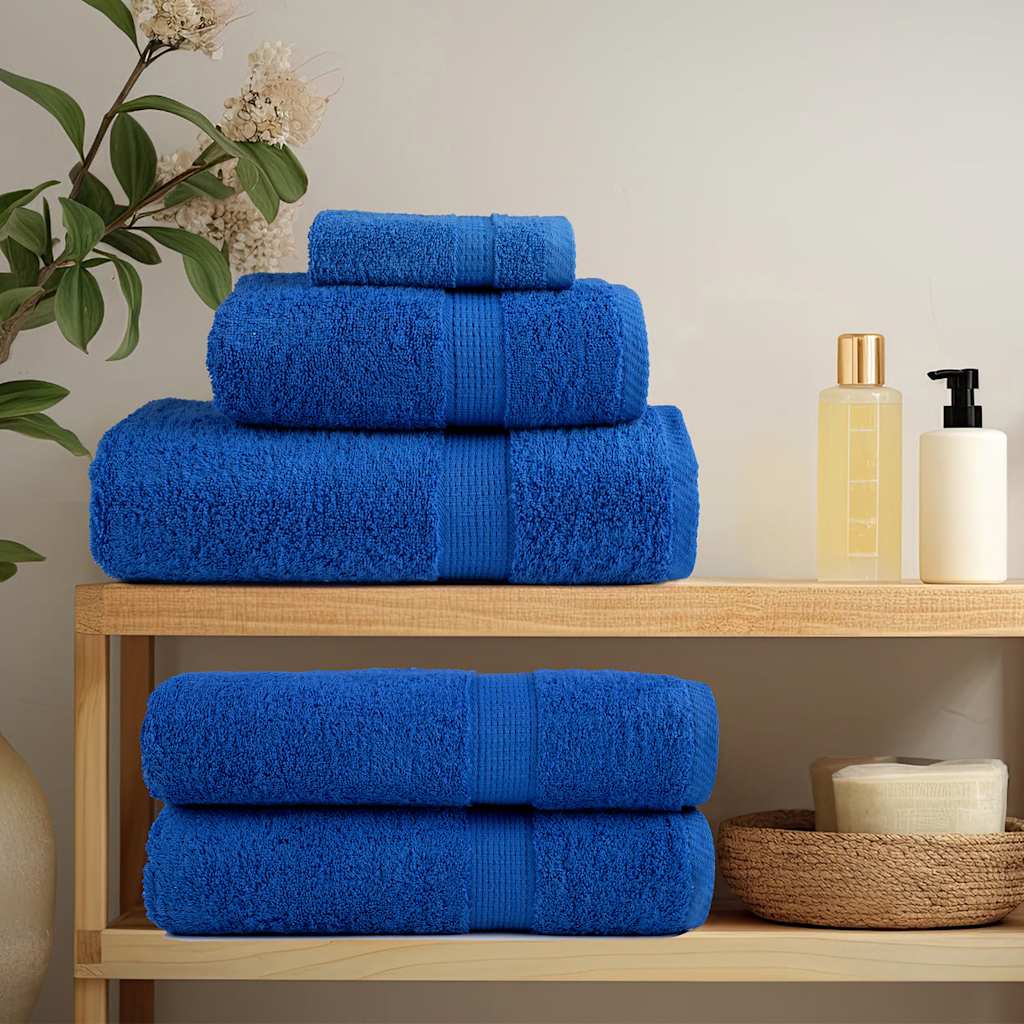 Sauna Towels "FROGN" 80x200 cm 360 gsm 4 pcs Blue