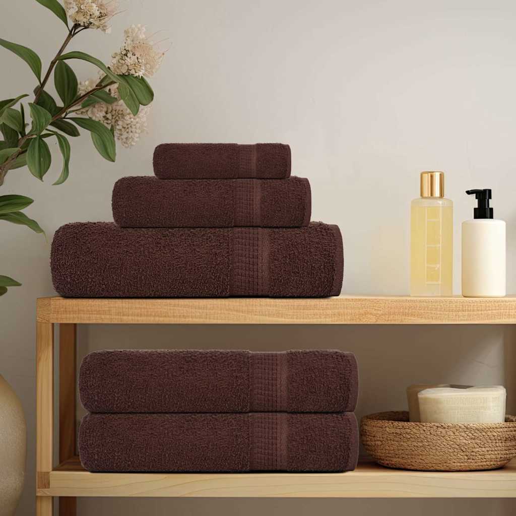 Towels "FROGN" 100x200 cm 360 gsm 4 pcs Brown