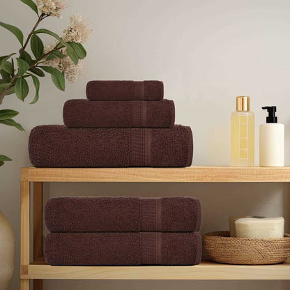 Towels "FROGN" 100x200 cm 360 gsm 4 pcs Brown