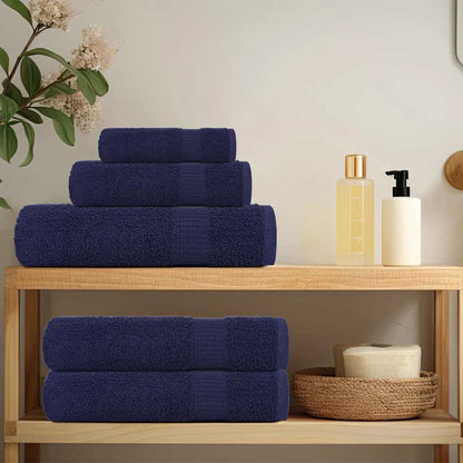 Towels "FROGN" 100x200 cm 360 gsm 4 pcs Navy blue