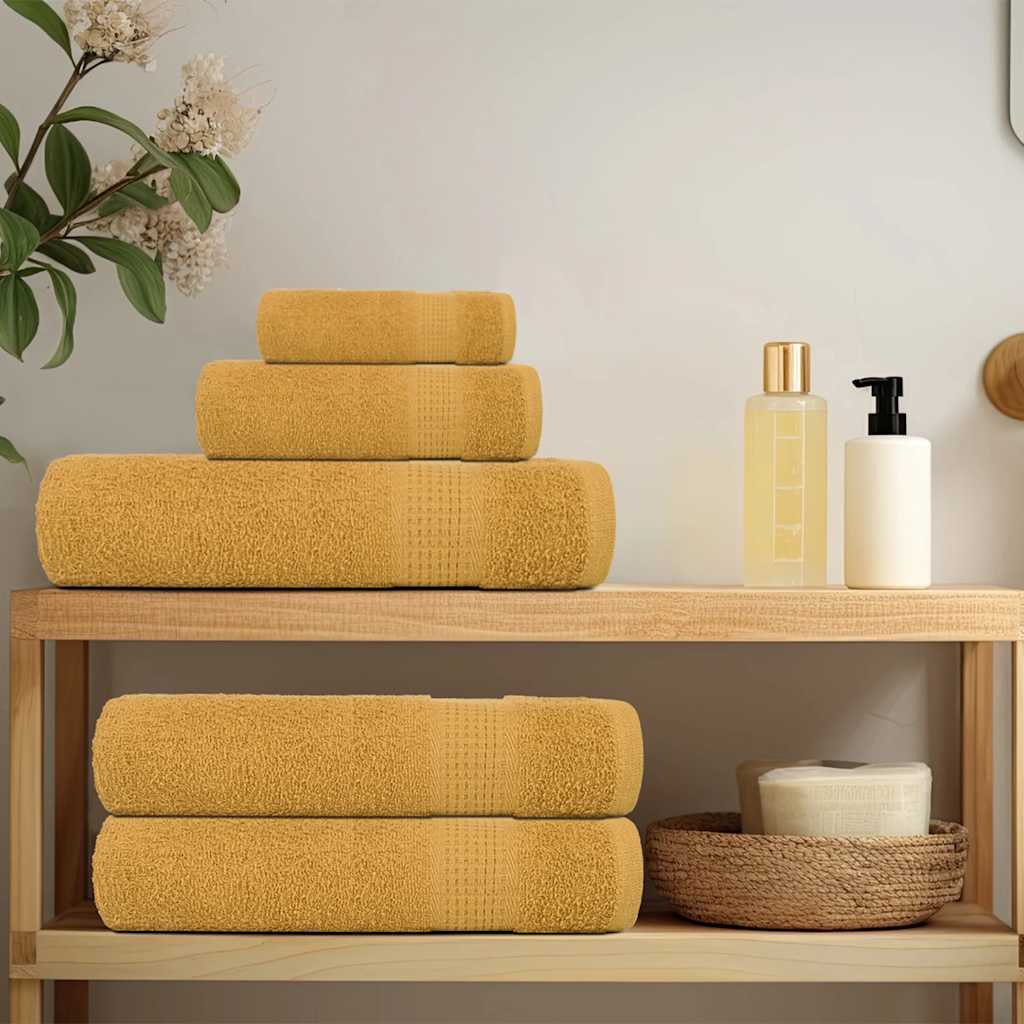 Towels "FROGN" 100x200 cm 360 gsm 4 pcs Gold