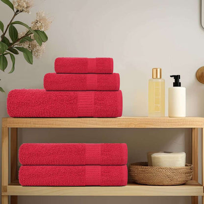 Towels "FROGN" 100x200 cm 360 gsm 4 pcs Red
