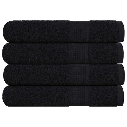 Towels "FROGN" 100x200 cm 360 gsm 4 pcs Black