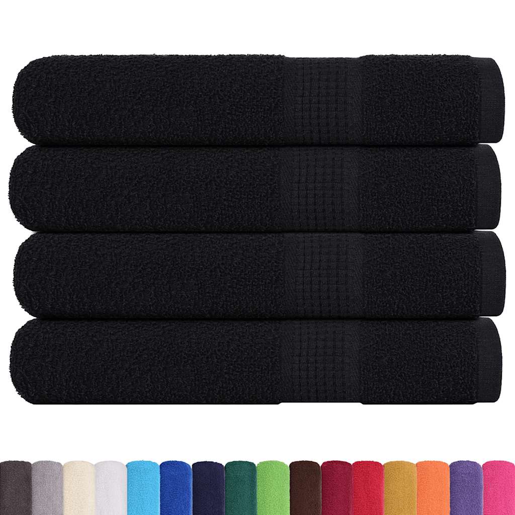 Towels "FROGN" 100x200 cm 360 gsm 4 pcs Black