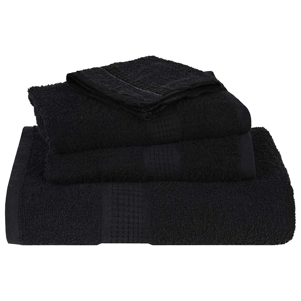 Towels "FROGN" 100x200 cm 360 gsm 4 pcs Black
