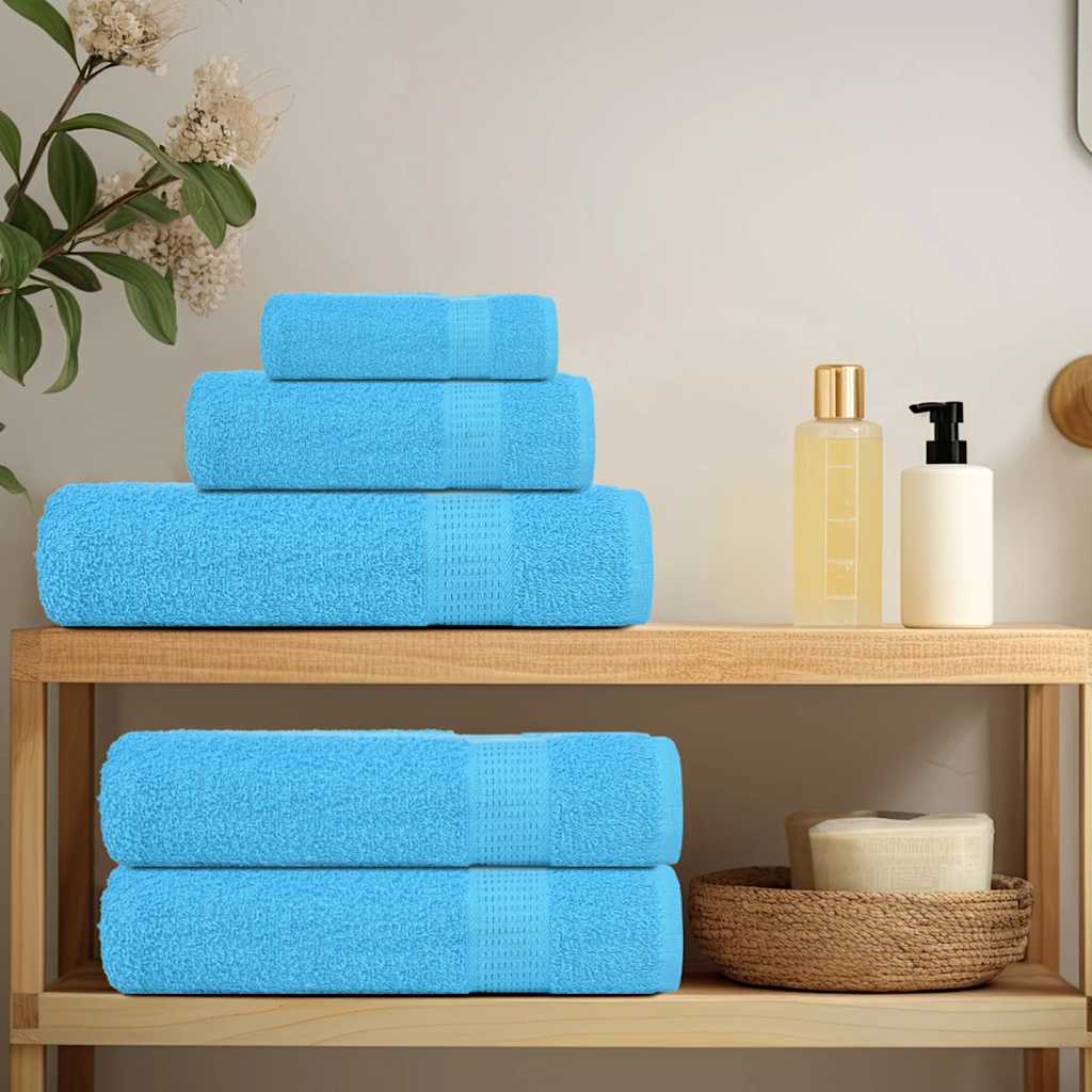 Towels "FROGN" 100x200 cm 360 gsm 4 pcs Turquoise
