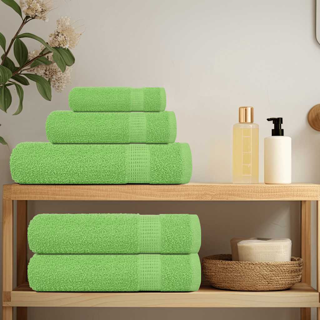 Towels "FROGN" 100x200 cm 360 gsm 4 pcs Apple green