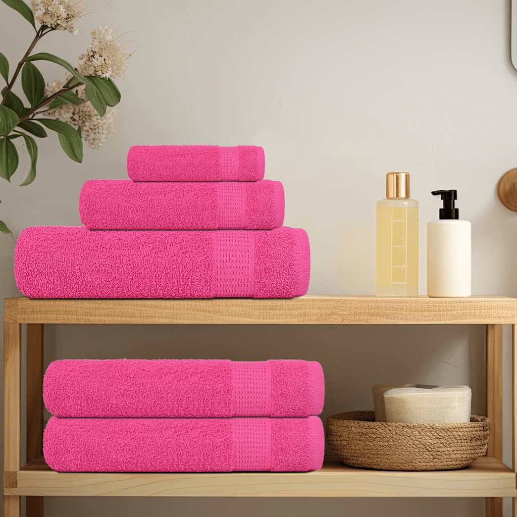 Towels "FROGN" 100x200 cm 360 gsm 4 pcs Pink