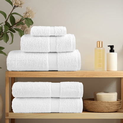 Premium Bath Towels "SOLUND" 100x150 cm 600 gsm 4 pcs White