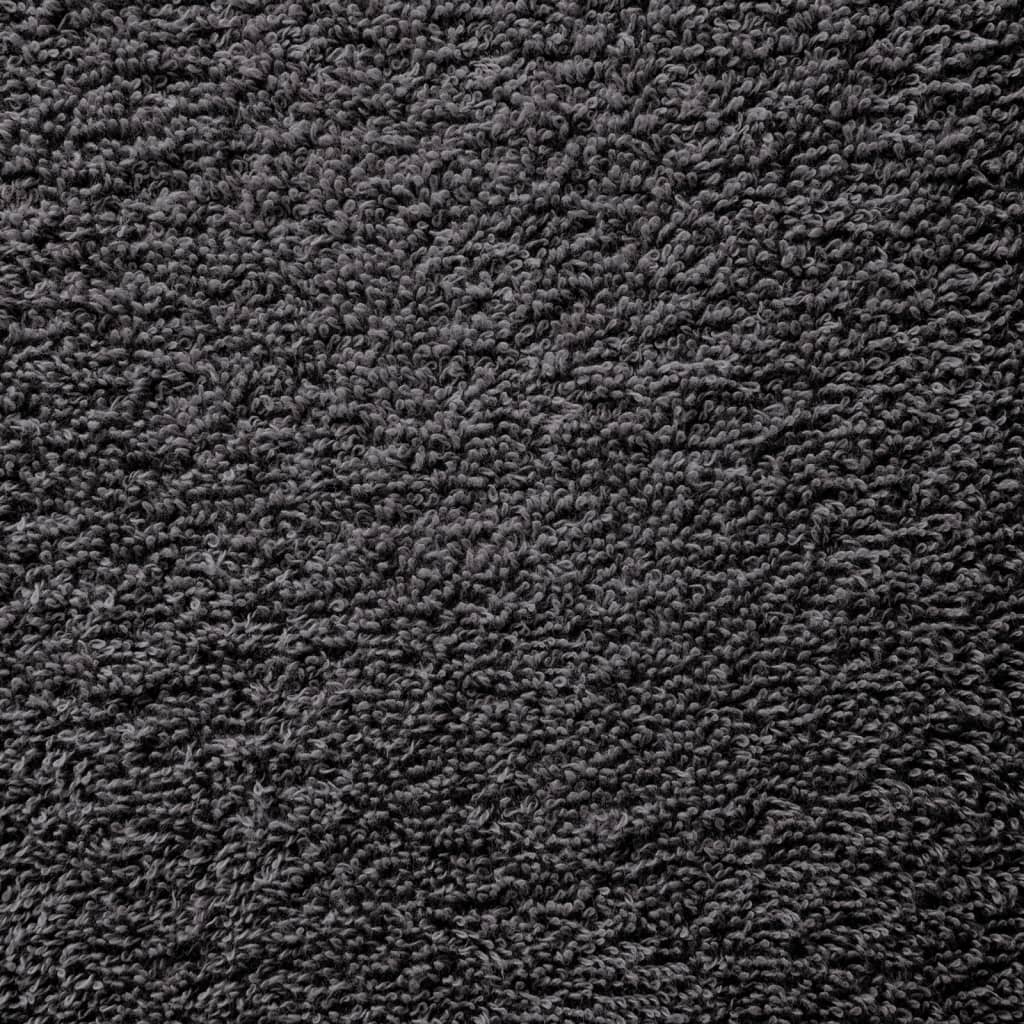Premium Bath Towels "SOLUND" 100x150 cm 600 gsm 4 pcs Anthracite