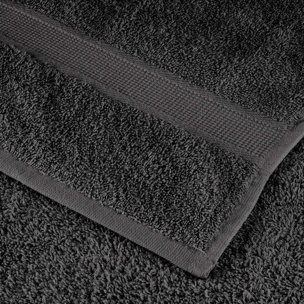 Premium Bath Towels "SOLUND" 100x150 cm 600 gsm 4 pcs Anthracite