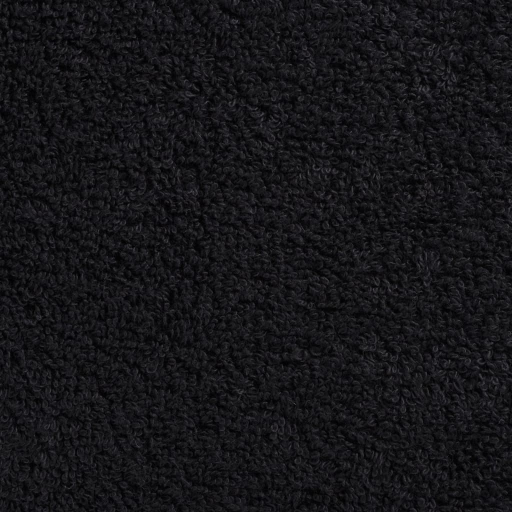 Premium Shower Towels SOLUND 70x140 cm 600 gsm 10 pcs Black
