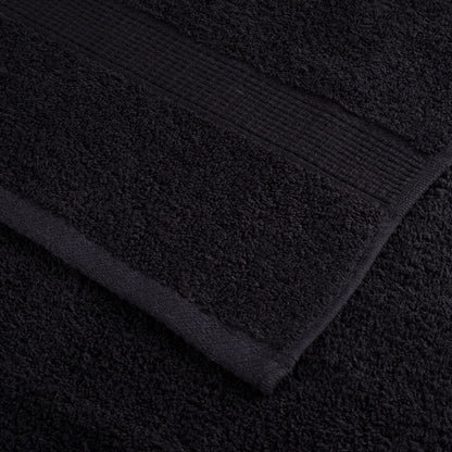 Premium Shower Towels SOLUND 70x140 cm 600 gsm 10 pcs Black