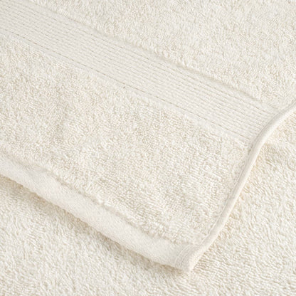 8 Piece Premium Towel Set SOLUND 600 gsm Cream