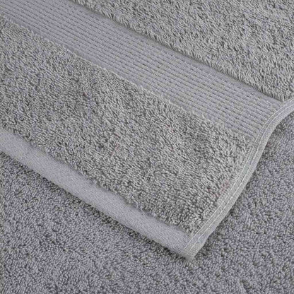 12 Piece Premium Towel Set SOLUND 600 gsm Grey