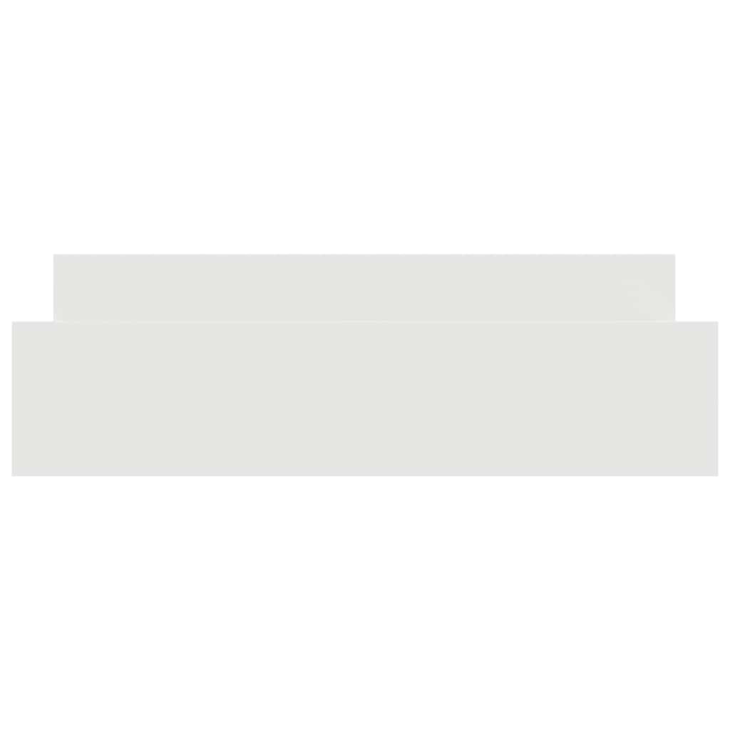 Bed Frame without Mattress 160x200 cm White
