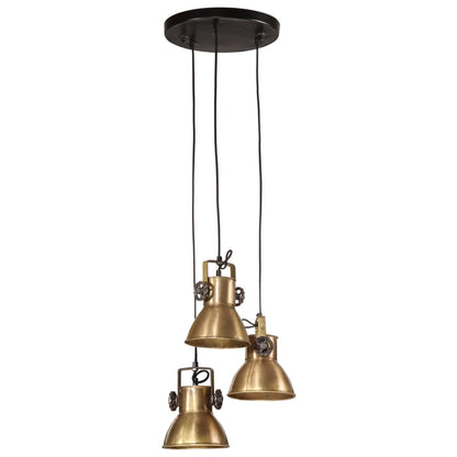Hanging Lamp 25 W 30x30x100 cm E27 Brass
