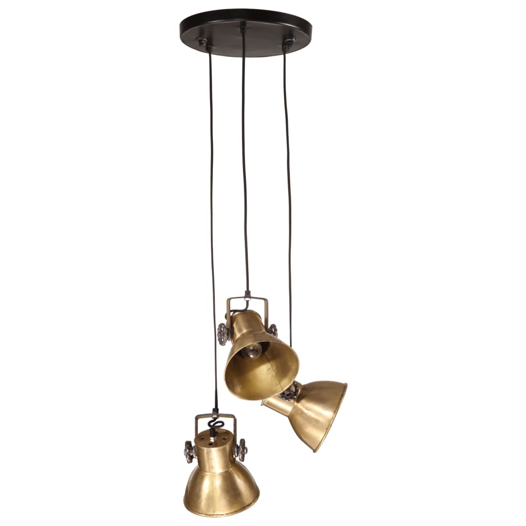 Hanging Lamp 25 W 30x30x100 cm E27 Brass