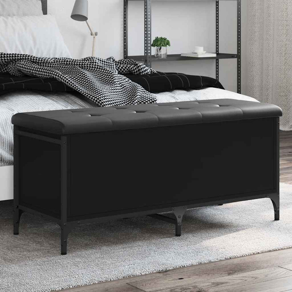 vidaXL Storage Bench Engineered Wood