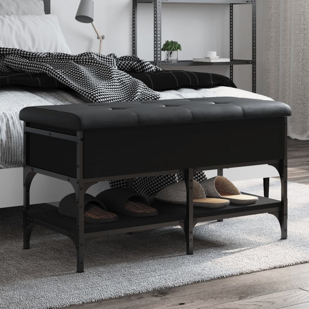 vidaXL Shoe Bench Engineered Wood