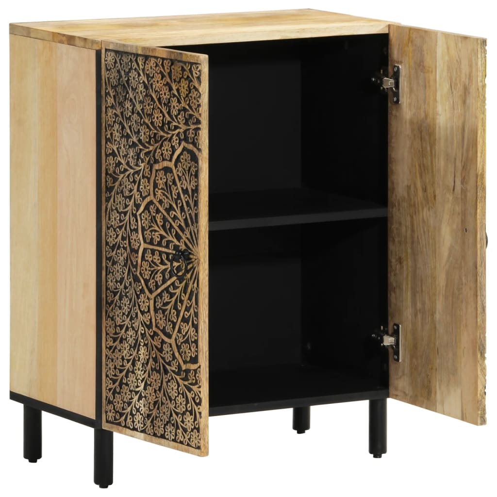 vidaXL Side Cabinets 3 pcs 60x33x75 cm Solid Wood Mango 5