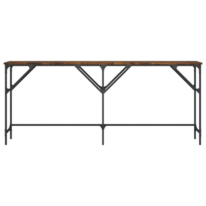 Console Table 180x29x75 cm Engineered Wood Smoked oak 180 cm